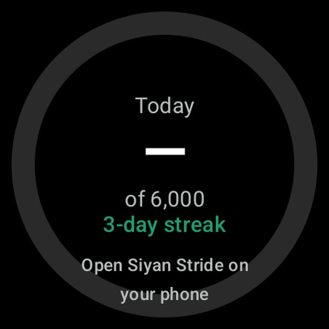 Open the app on your phone to refresh the watch.